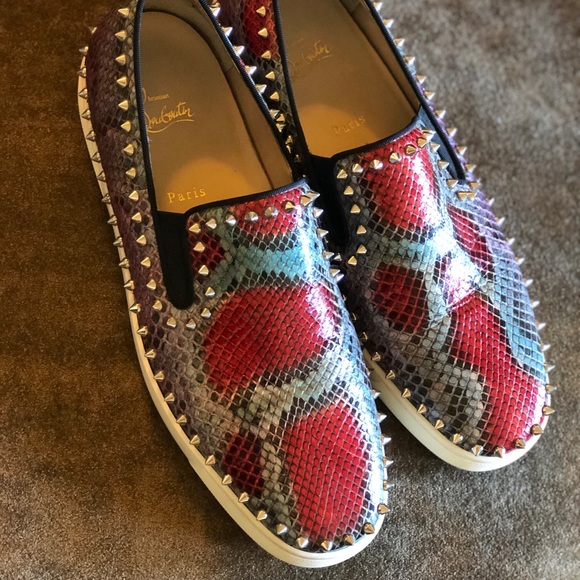 Christian Louboutin: Size 11 Red bottom loafs - Picture 3 of 5